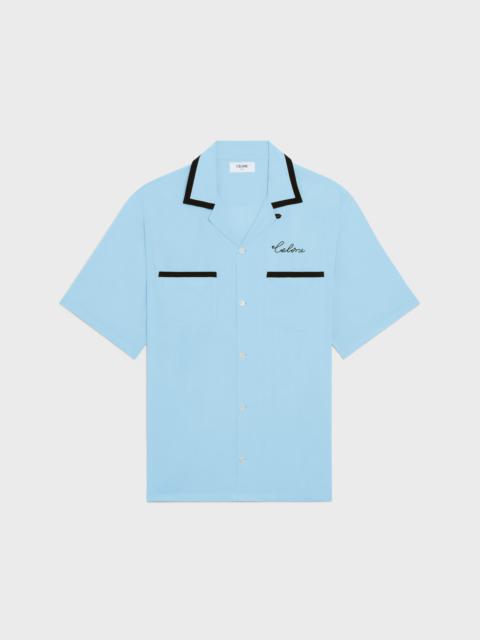 CELINE LOOSE BOWLING SHIRT IN VISCOSE