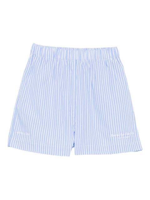 Sporty & Rich striped cotton shorts