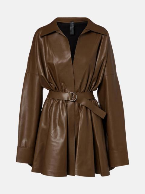 NORMA KAMALI Oversized belted shirt dress