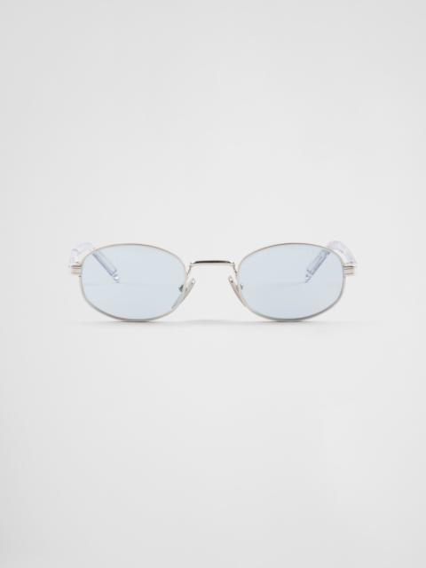 Prada Sunglasses with the iconic metal plaque