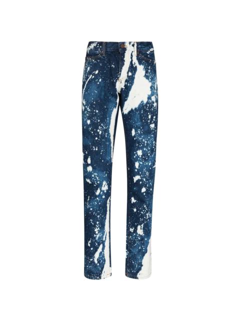 Galaxy Dye slim-fit jeans
