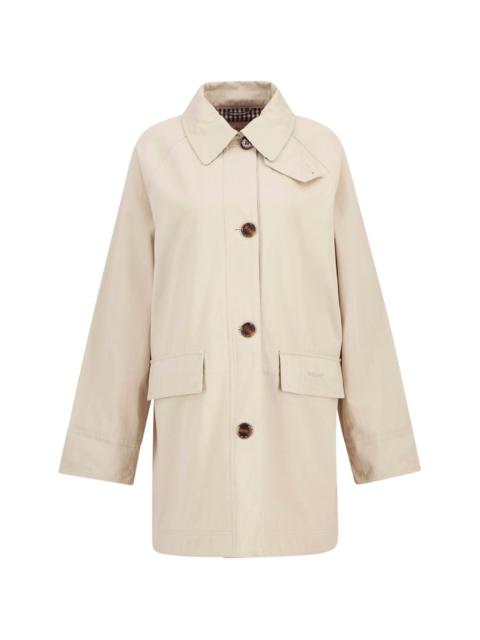 Barbour buttoned trench coat