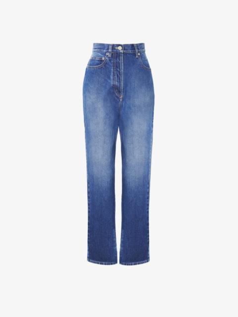 Alaïa HIGH-WAIST DENIM JEANS