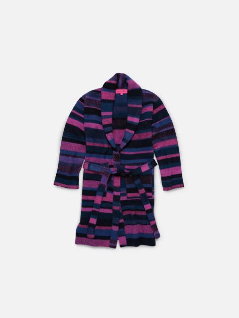 The Elder Statesman STRIPE SUPER SOFT ROBE
