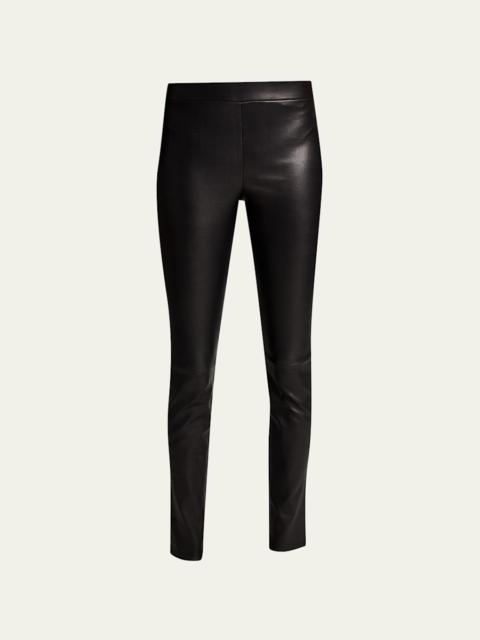 Theory Adbelle Skinny Leather Leggings