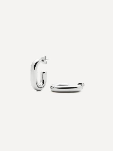 MISSOMA 18ct Gold-Plated Chubby Oval Small Hoop Earrings
