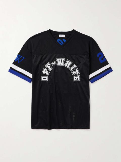 Off-White White Zero-zero Football Shirt | REVERSIBLE