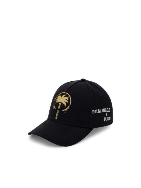 Palm Angels logo-print baseball cap