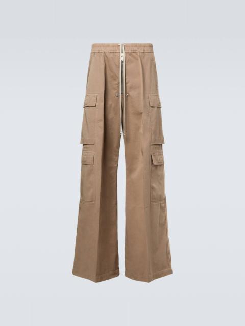 Rick Owens DRKSHDW DRKSHDW cotton flannel cargo pants
