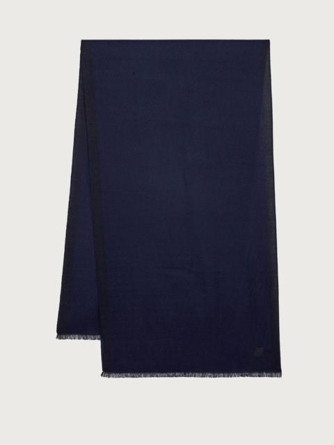 FERRAGAMO SILK AND CASHMERE SCARF