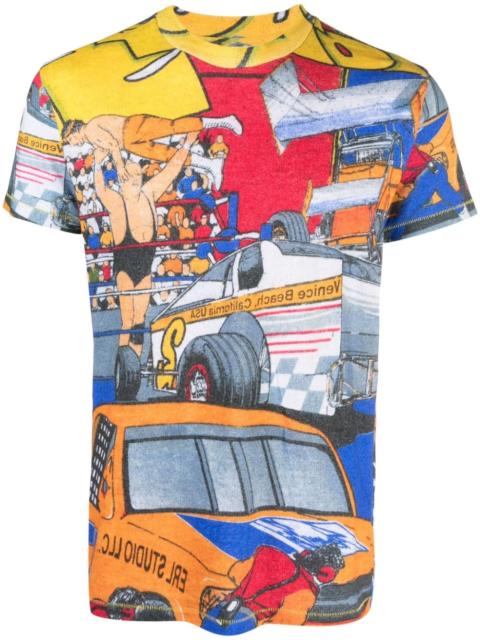 ERL graphic-print cotton T-shirt