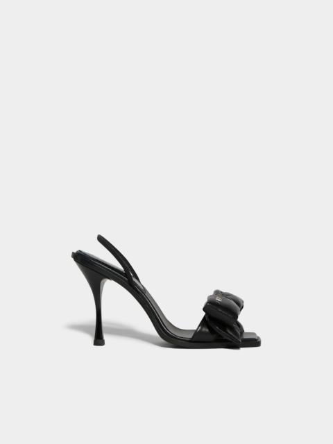 DSQUARED2 HONEY BOW HEELED SANDALS
