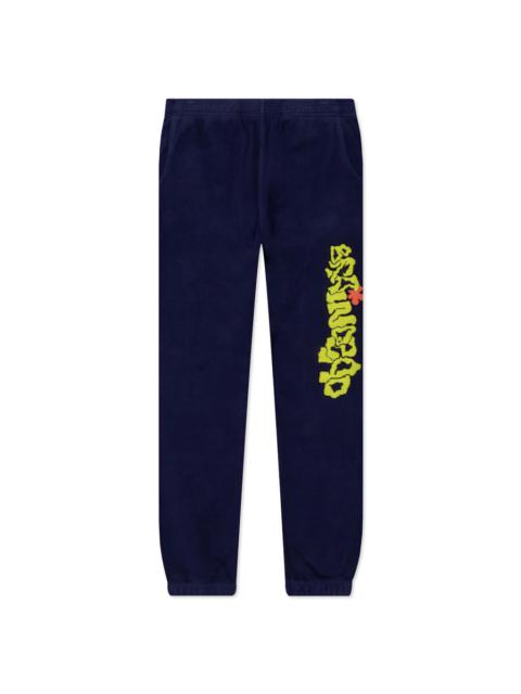 BRAIN DEAD Navy Slime Reverse Fleece Lounge Pants