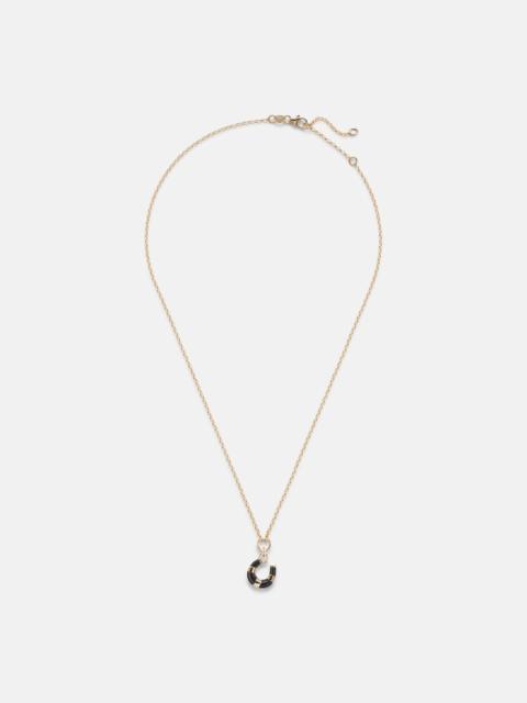 FOUNDRAE 18kt gold necklace with onyx