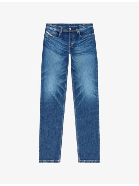 Diesel 2023 D-Finitive brand-patch regular-fit stretch-denim jeans