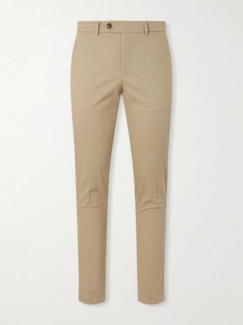 SLOWEAR Tapered Stretch-Cotton Trousers
