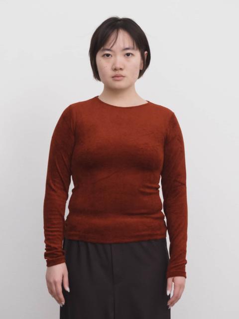 BASERANGE Omo Long Sleeve Tee - Ecovero Velour