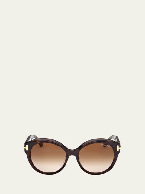 TOM FORD Icon Collection Round Sunglasses