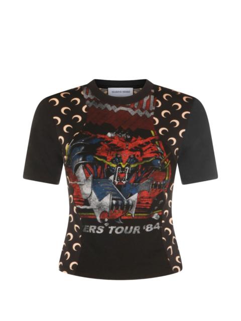 Marine Serre graphic-print T-shirt
