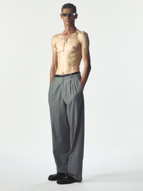 MAGLIANO Zipped Double Pleats Grey Melange - Magliano