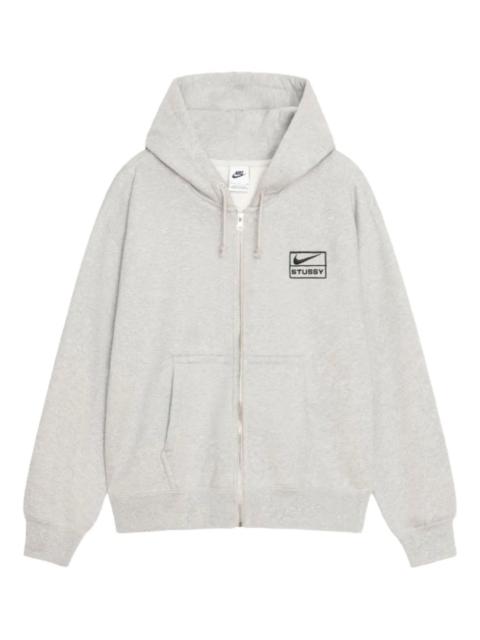 Nike Stussy x Nike fleece zip hoodie jacket
