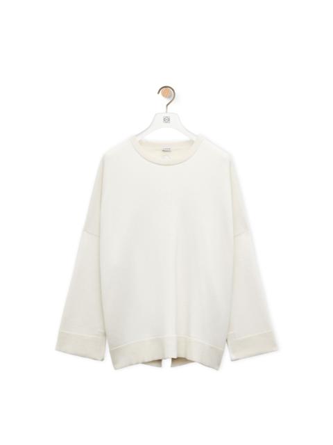 Loewe Open back sweater in cashmere