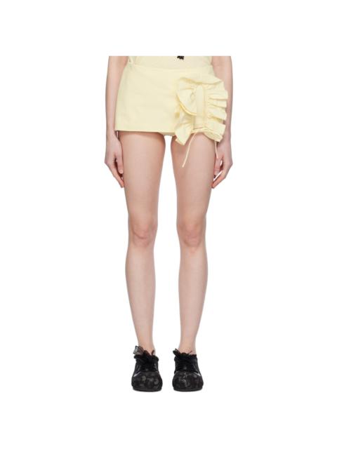 Yellow Micro Skort