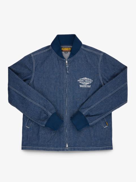 Iron Heart IHJ-146-IND 10oz Nep Denim Windbreaker - Indigo
