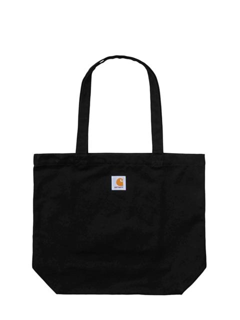 Carhartt WIP Black Canvas Graphic Tote tote bag