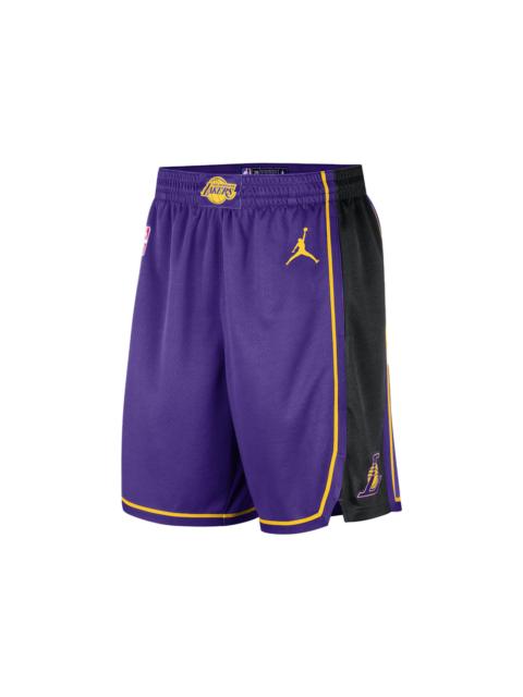 Jordan Jordan NBA Los Angeles Lakers Statement Edition Swingman Dri-FIT Shorts Purple/Yellow