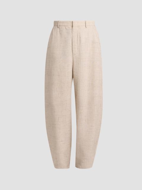 Moschino Women's Tweed Tapered-Leg Trousers - Multi Beige