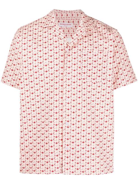 ORLEBAR BROWN Marne Cord bandana corduroy shirt