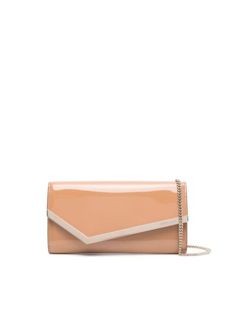 JIMMY CHOO Emmie leather clutch bag