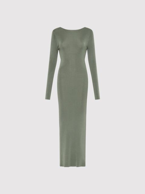 ST. AGNI Cut Out Dress - Balsam Green