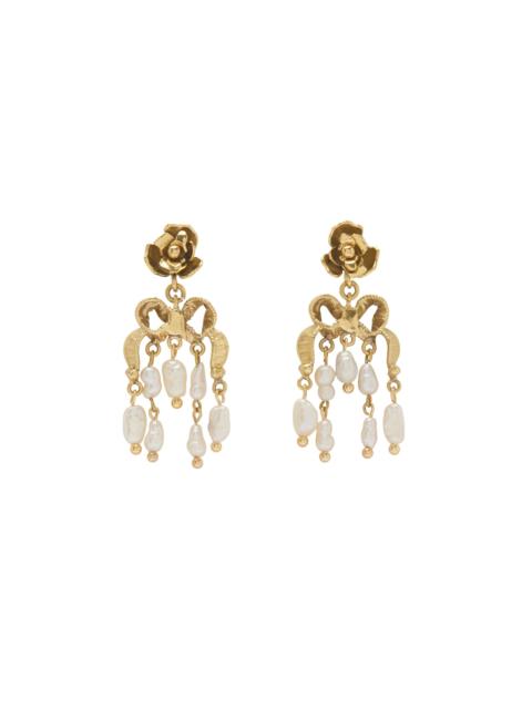 ALÉMAIS Django Rose And Pearl Drop Earrings
