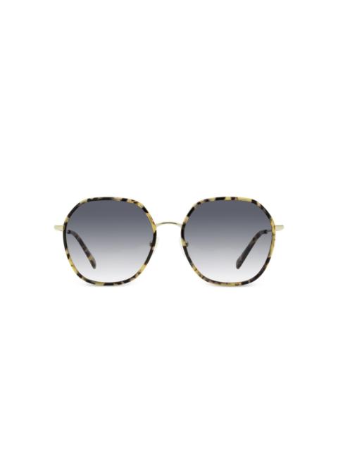 Longchamp 163 round-frame sunglasses