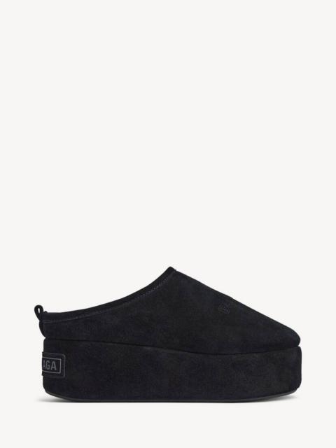 BALENCIAGA Women's Alaska Soft Platform Mule in Black