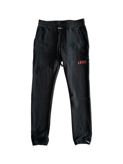 AMIRI Core Logo Sweatpants "Black & Red" AW22MJL007 009