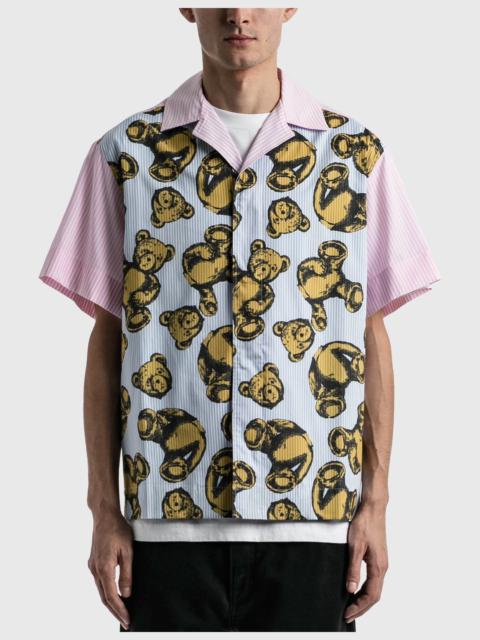 Palm Angels ALLOVER BEARS BOWLING SHIRT