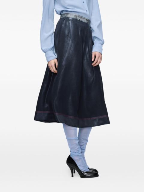 Maison Margiela textured midi skirt