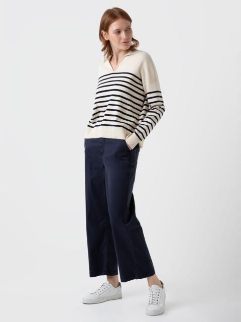 Sunspel Open Neck Jumper