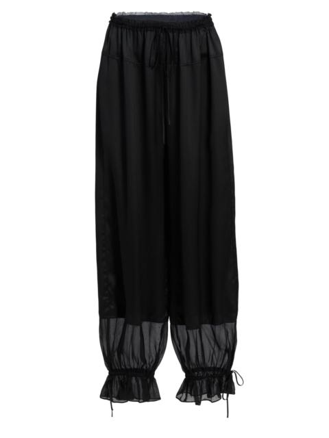 ULLA JOHNSON Women's Camile Silk Cinched Pants - Noir