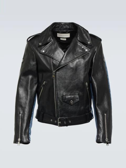 Alexander McQueen Leather biker jacket
