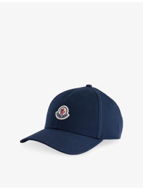 Moncler Brand-Badge Cotton Baseball Cap