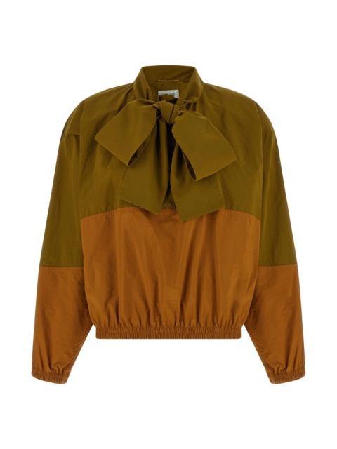 SAINT LAURENT Color-block anorak