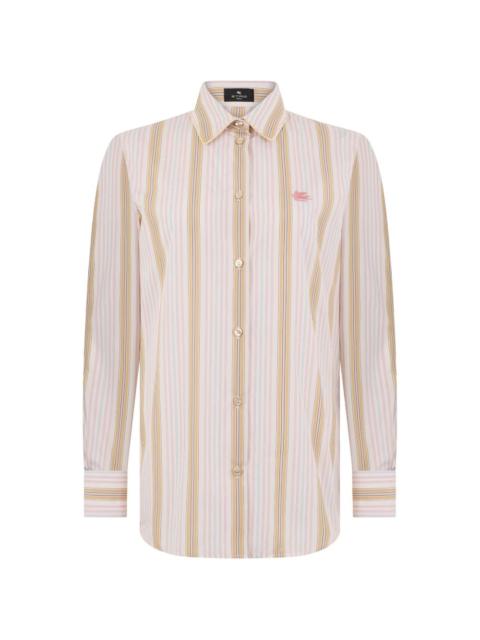 Etro striped-pattern buttoned shirt