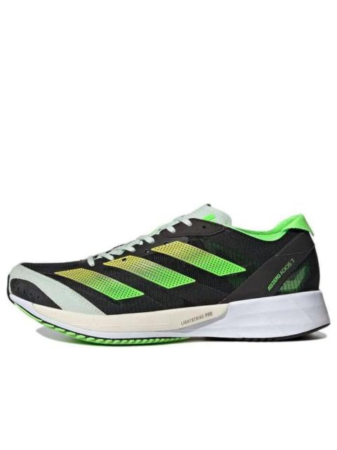 adidas (WMNS) adidas Adizero Adios 7 'Black Solar Green' GY8408