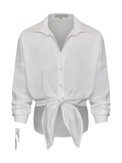ANDRES OTALORA Illusion Natural Blouse - Off-White