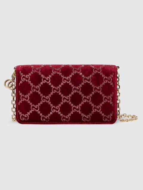 GUCCI GG crystals wallet on chain