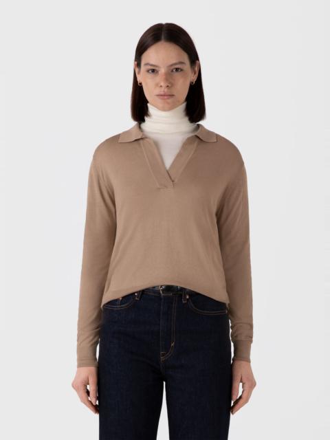 Sunspel Silk Polo